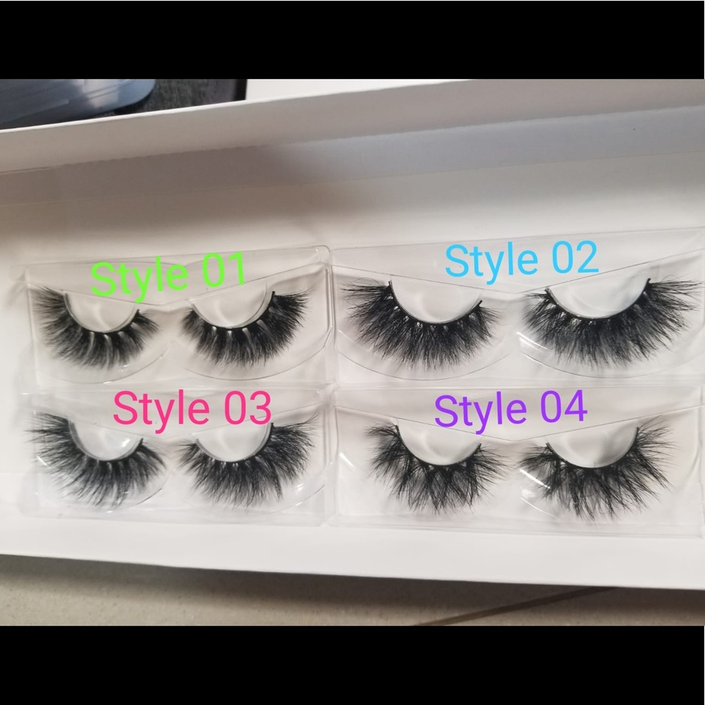 🔥🔥4 pairs 3D Mink Faux Lashes🔥🔥